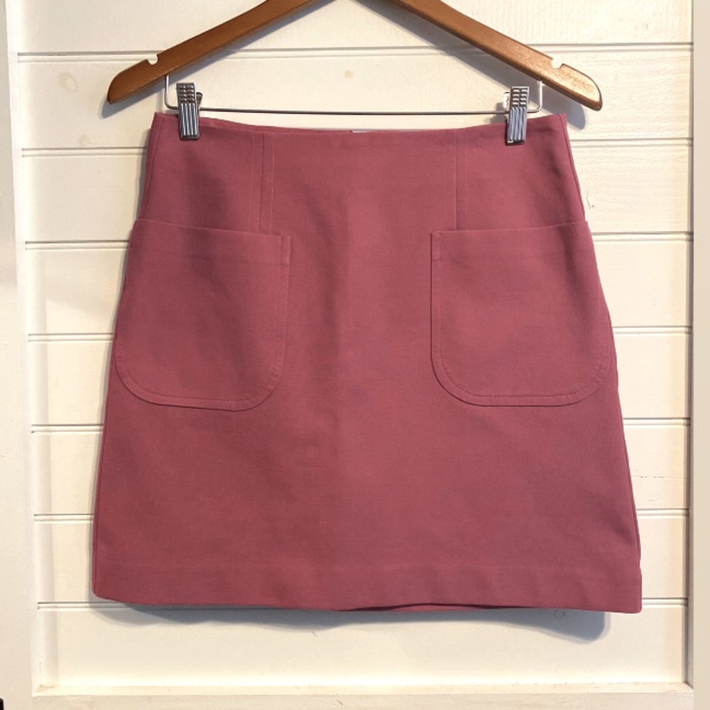 LOFT Pink Skirt with Pockets